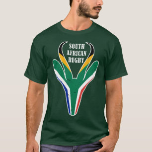 Zuid-Afrikaanse Rugby Springbok Zuid-Afrikaanse vl T-shirt