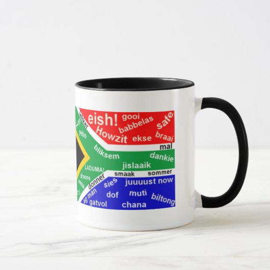 Zuid-Afrikaanse Slang Coffee-Mok -  Mok (Rechts)
