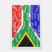 Zuid-Afrikaanse Slang Kitchen Towel -  Theedoek (Verticaal)