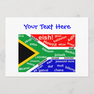 Zuid-Afrikaanse Slang-uitnodiging -  Kaart