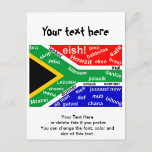 Zuid-Afrikaanse Slang-uitnodiging - Kaart
