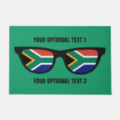 Zuid-Afrikaanse tinten aangepaste deurmatten (Voorkant)