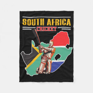 Zuid-Afrikaanse Tsman-shirt - Zuid-Afrika cricket Fleece Deken