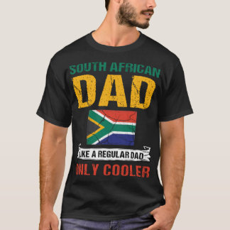 Zuid-Afrikaanse vader als gewone vader, alleen koe T-shirt