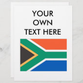 Zuid-Afrikaanse vlag (Voorkant / Achterkant)