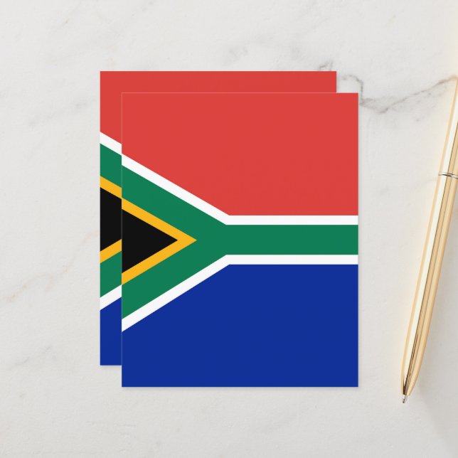 Zuid-Afrikaanse vlag (Voorkant / Achterkant in situ)