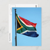 zuid - afrikaanse vlag briefkaart (Voorkant / Achterkant)