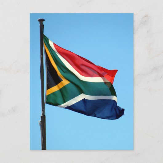 zuid - afrikaanse vlag briefkaart (Voorkant)