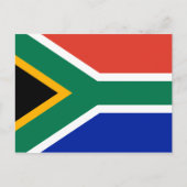 zuid - afrikaanse vlag briefkaart (Voorkant)