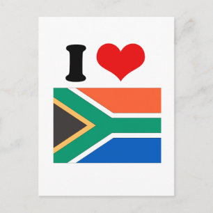 Zuid-Afrikaanse vlag Briefkaart