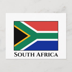 Zuid-Afrikaanse vlag Briefkaart