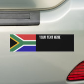 Zuid-Afrikaanse vlag Bumpersticker (Op auto)