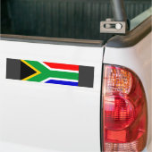 Zuid-Afrikaanse vlag Bumpersticker (Op Truck)