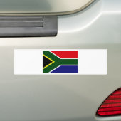 Zuid-Afrikaanse vlag Bumpersticker (Op auto)