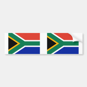 Zuid-Afrikaanse vlag Bumpersticker