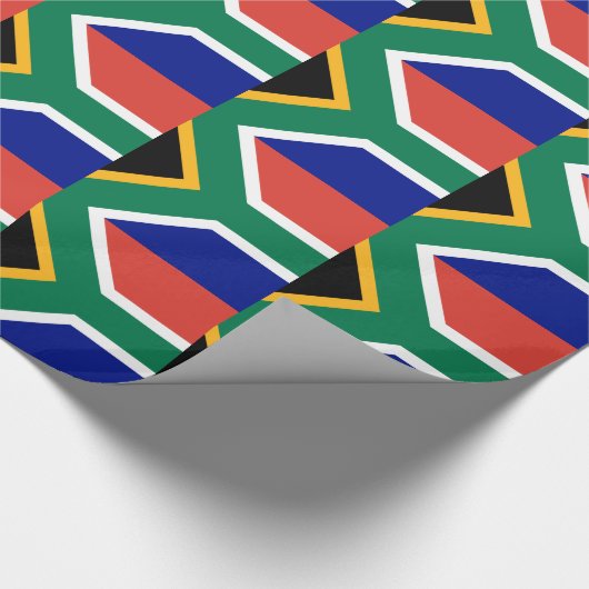 Zuid-Afrikaanse vlag Cadeaupapier (Hoek)