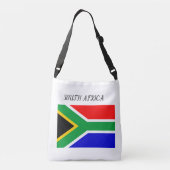 Zuid-Afrikaanse vlag Crossbody Tas (Achterkant)