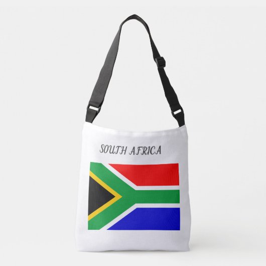Zuid-Afrikaanse vlag Crossbody Tas (Voorkant)