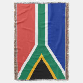 Zuid-Afrikaanse vlag Deken (Voorkant Verticaal)