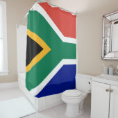 Zuid-Afrikaanse vlag Douchegordijn (In situ)