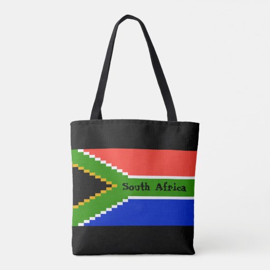 Zuid-Afrikaanse vlag Draagtas (Achterkant)
