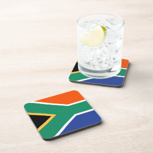 Zuid-Afrikaanse vlag Drankjes Onderzetter