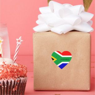 Zuid-Afrikaanse vlag Hart Sticker