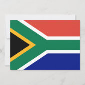 Zuid-Afrikaanse vlag Kaart (Voorkant)