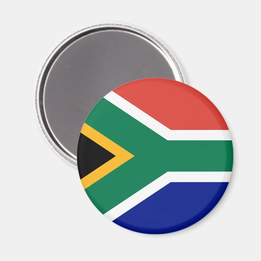 Zuid-Afrikaanse vlag Magneet (Voorkant / Achterkant)