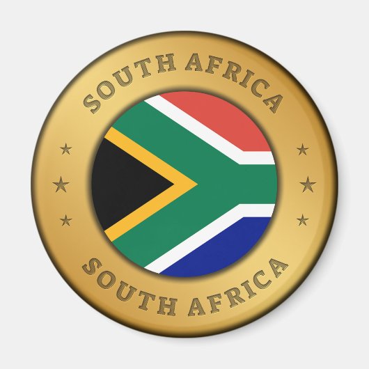 Zuid-Afrikaanse vlag Magneet (Voorkant)