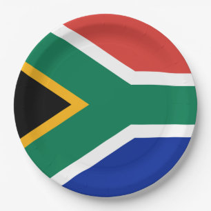 Zuid-Afrikaanse vlag Papieren Bordje