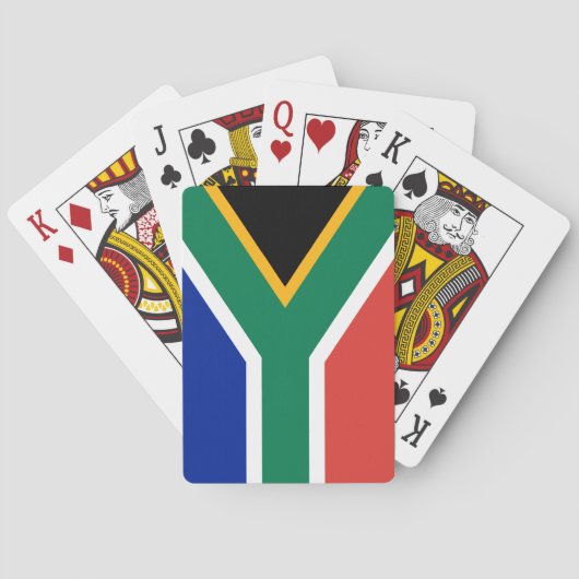 Zuid-Afrikaanse vlag Pokerkaarten (Achterkant)