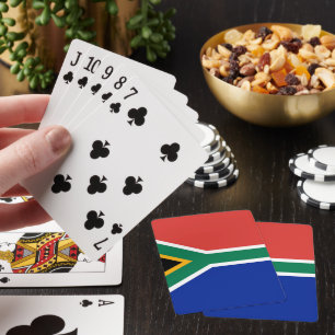 Zuid-Afrikaanse vlag Pokerkaarten