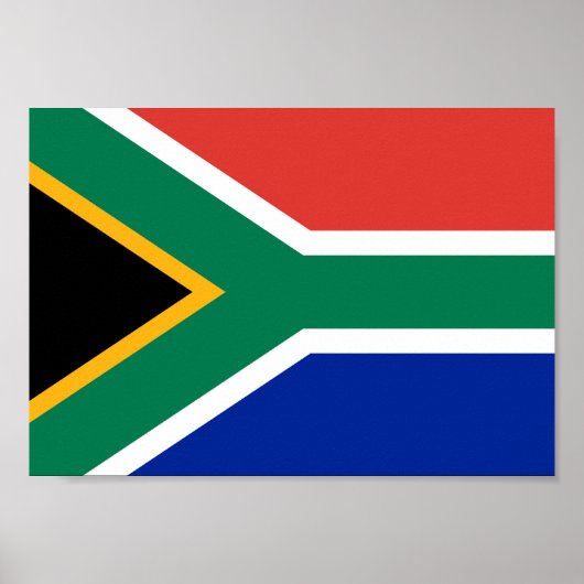 Zuid-Afrikaanse vlag Poster (Voorkant)