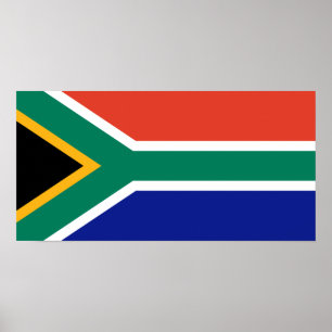 Zuid-Afrikaanse vlag Poster