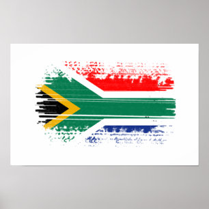 Zuid-Afrikaanse vlag Poster