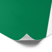 Zuid-Afrikaanse vlag Poster (Hoek)