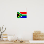 Zuid-Afrikaanse vlag Poster (Keuken)