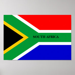 Zuid-Afrikaanse vlag Poster