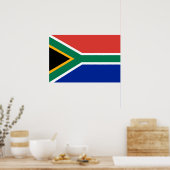 Zuid-Afrikaanse vlag Poster (Keuken)