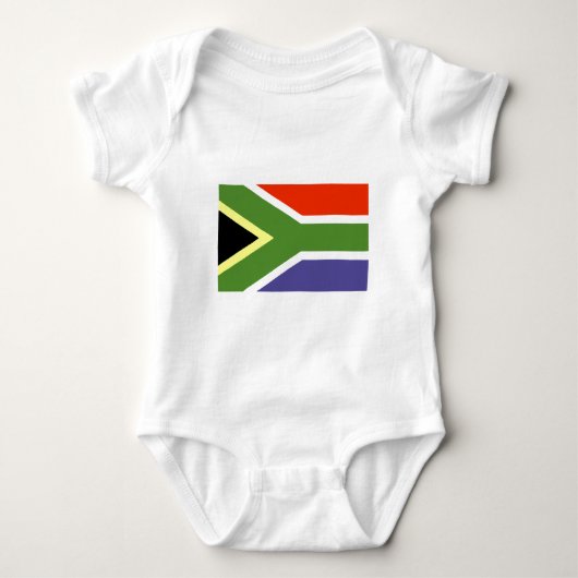 Zuid-Afrikaanse vlag Romper (Voorkant)