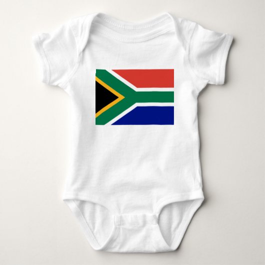 Zuid-Afrikaanse vlag Romper (Voorkant)