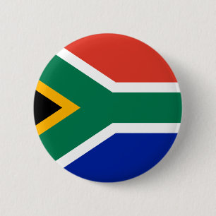 zuid - afrikaanse vlag ronde button 5,7 cm