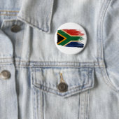 Zuid-Afrikaanse vlag Ronde Button 5,7 Cm (In situ)
