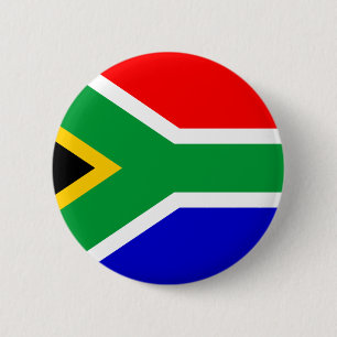 Zuid-Afrikaanse vlag Ronde Button 5,7 Cm