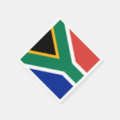 Zuid-Afrikaanse vlag Servet (Hoek)