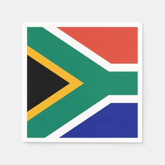 Zuid-Afrikaanse vlag Servet (Voorkant)