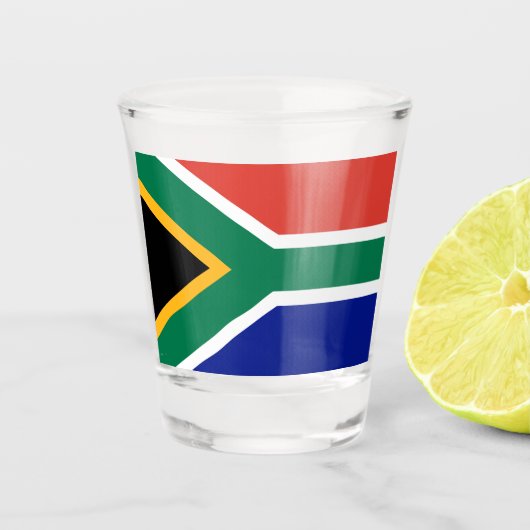 Zuid-Afrikaanse vlag Shot Glas (Voorkant)