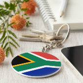 Zuid-Afrikaanse vlag Sleutelhanger (Zijkant)