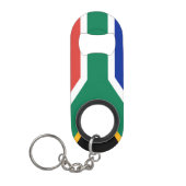 Zuid-Afrikaanse vlag Sleutelhanger Flessenopener (Voorkant)